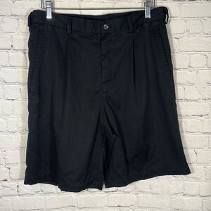 Nike‎ Golf Mens Black Golf Shorts size 34 Fit Dry Pleated
